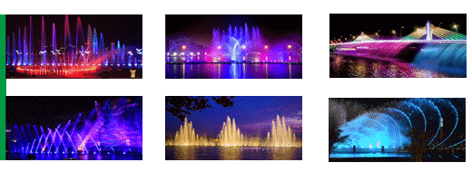 金蓝喷泉